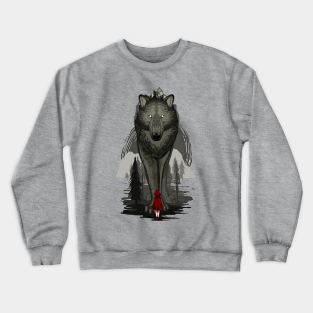 little red riding hood Crewneck Sweatshirt by Heldoryn